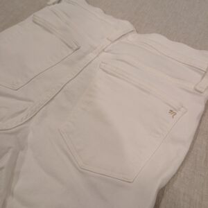 Madewell 10" High-Rise Skinny White Jeans - Women's - Size:29